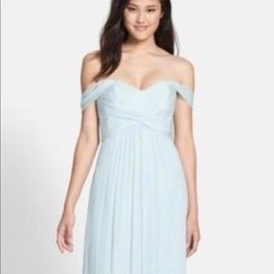 Ice colored Amsale gown NEVER WORN